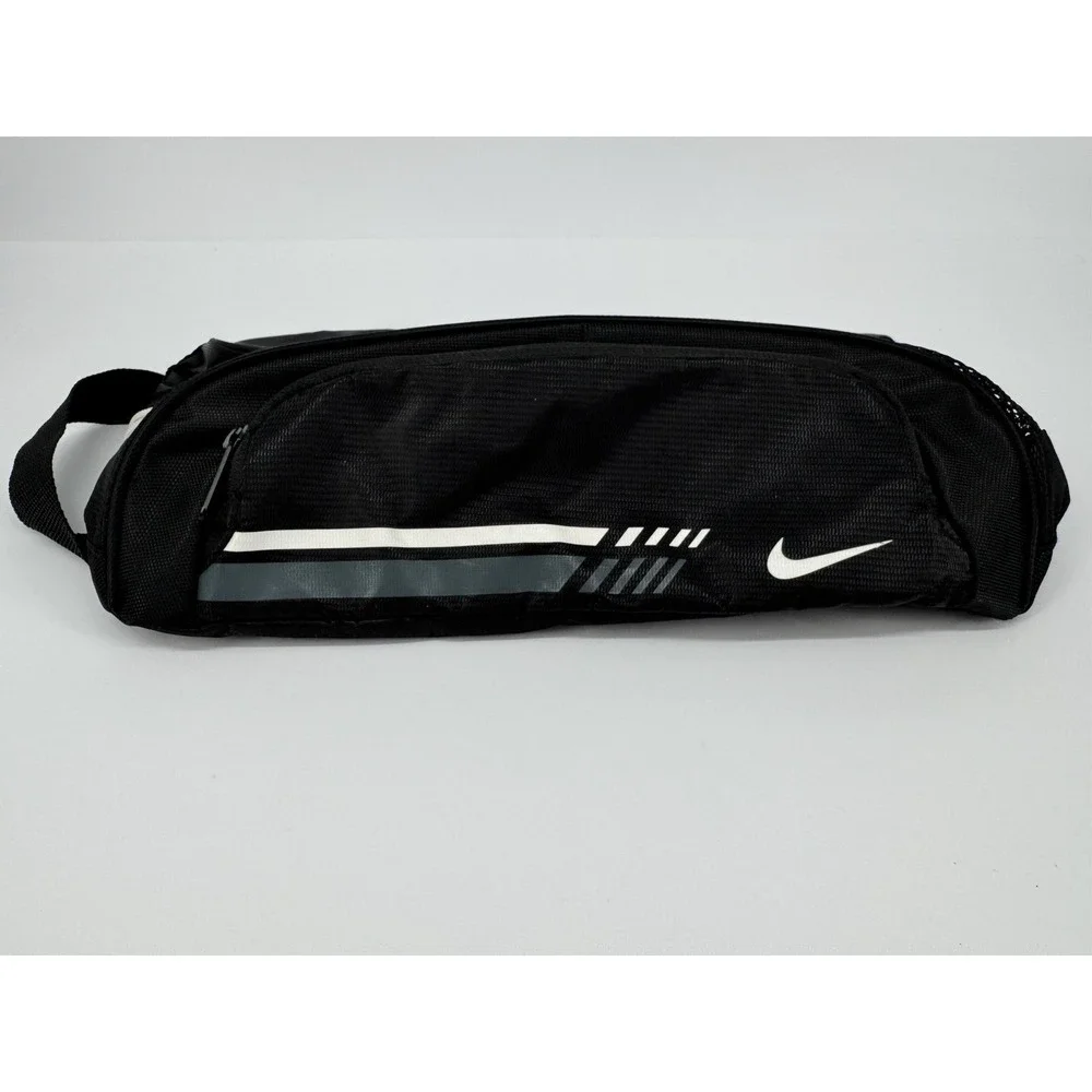 Nike Shoe Bag Sneaker Storage Travel Case Black Zip Athletic Gym Cleat Bag